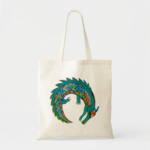 Tribal Alligator Art Tote Bag