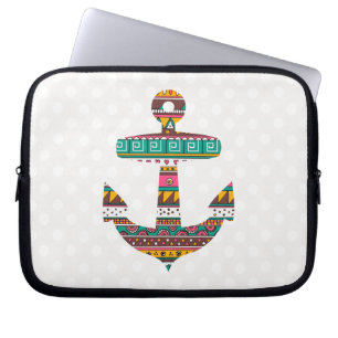 Tribal Anchor Laptop Sleeve