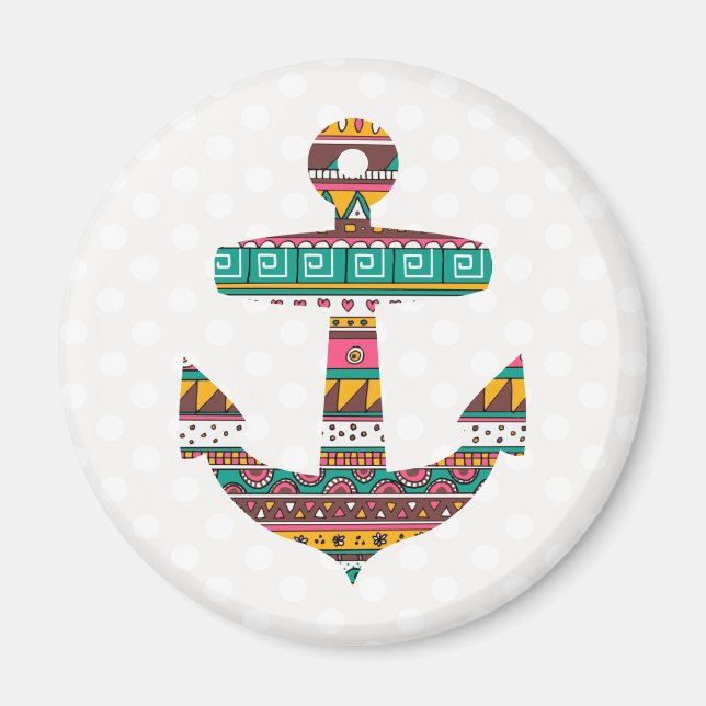 Tribal Anchor Magnet (Front)