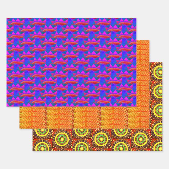 Tribal and Magic! Wrapping Paper Sheet (Set)