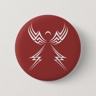 Tribal Angel custom button