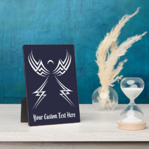 Tribal Angel custom colour plaque