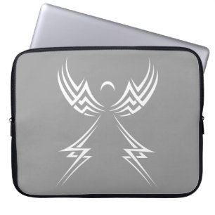 Tribal Angel custom laptop sleeve