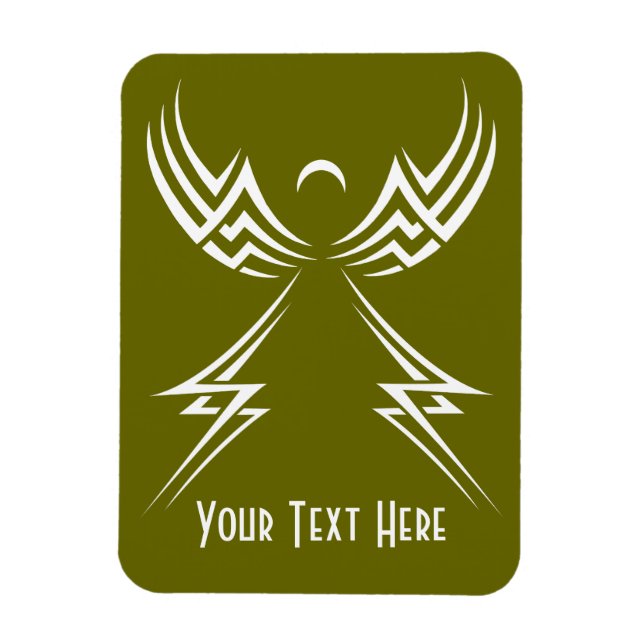 Tribal Angel custom magnet (Vertical)
