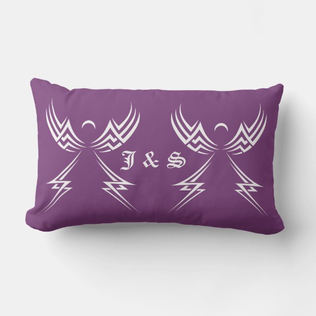 Tribal Angels custom throw pillow (Front)