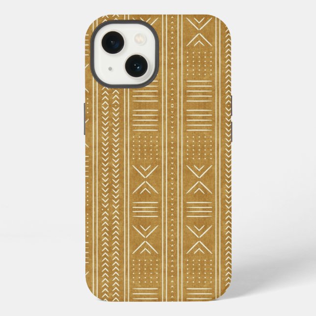 Tribal Arrow Cross Pattern iPhone Case (Back)