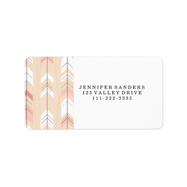 Tribal Arrows Label (Front)