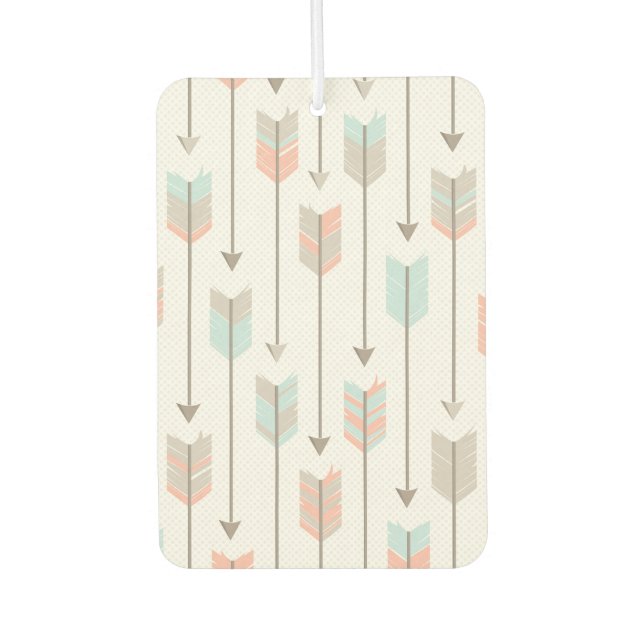 Tribal Arrows Pattern Car Air Freshener (Front)
