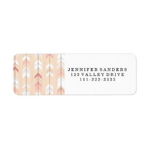 Tribal Arrows Return Address Label