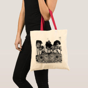 Tribal Art B+W Tote Bag