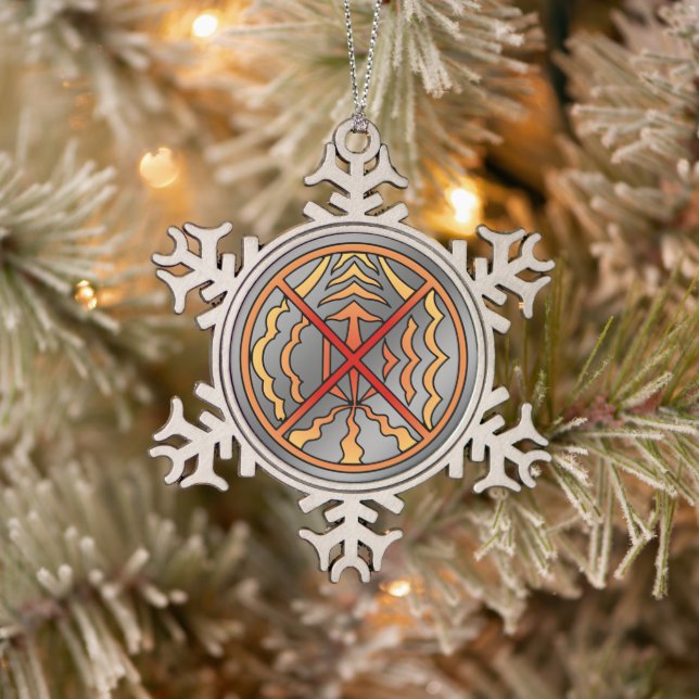 Tribal Art Christmas Ornaments Elements Decoration (Tree)