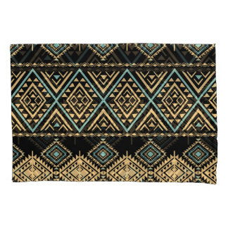 Tribal art, ethnic geometric, colourful pattern. pillowcase