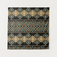 Tribal art, ethnic geometric, colourful pattern.