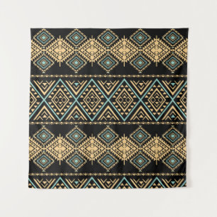 Tribal art, ethnic geometric, colourful pattern. tapestry