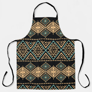 Tribal art pattern. Ethnic geometric print. Aztec Apron