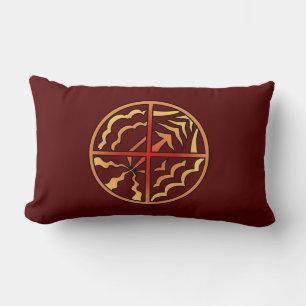 Tribal Art Pillow First Nations Art Pillows