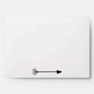 Tribal Art Single Black Arrow Trendy Designs Envelopes