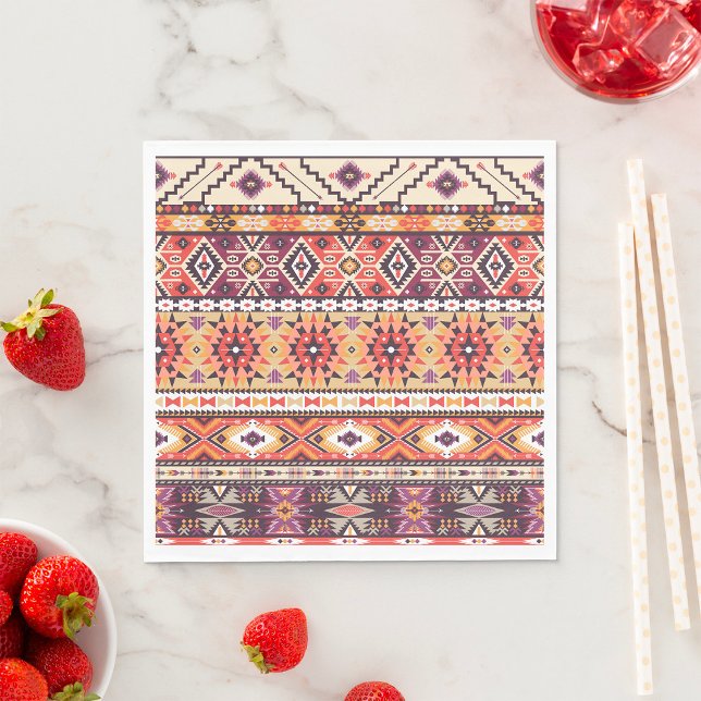 Tribal Aztec Artwork Napkins (Creator Uploaded)