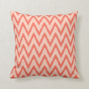 Tribal aztec chevron zig zag stripes ikat pattern cushion