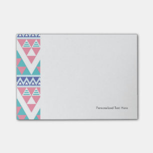 Tribal aztec colourful pattern post-it notes
