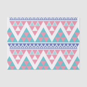 Tribal aztec colourful pattern tissue paper