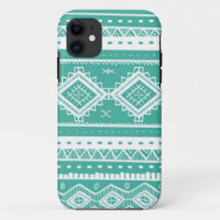 Tribal Aztec Lace Pattern (aquamarine)