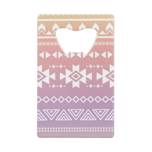 Tribal aztec ombre pattern