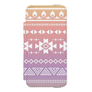 Tribal aztec ombre pattern incipio watson™ iPhone 5 wallet case