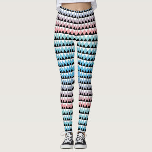 Tribal Aztec Ombre Pattern Leggings