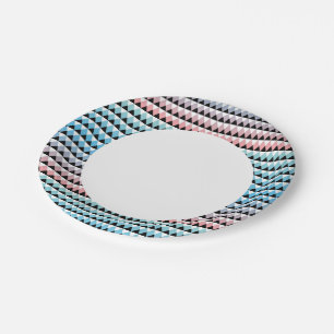 Tribal Aztec Ombre Pattern Paper Plate