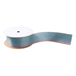 Tribal Aztec Ombre Pattern Satin Ribbon