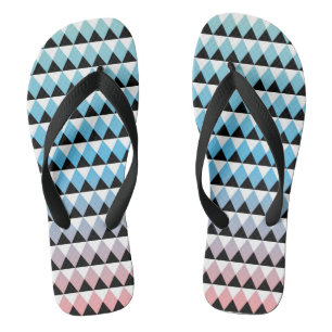 Tribal Aztec Ombre Pattern Thongs