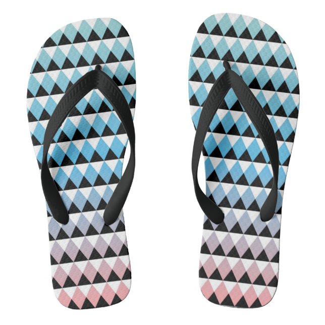 Tribal Aztec Ombre Pattern Thongs (Footbed)