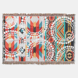 Tribal Aztec Throw Blanket
