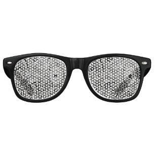 Tribal b/w retro sunglasses
