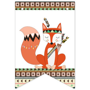 Tribal Baby Shower Bunting