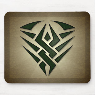 Tribal Badge Mousepad
