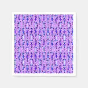 Tribal Batik - Lavender, Blue and Violet Napkin