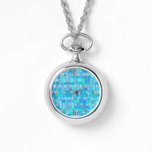 Tribal Batik - shades of blue Watch