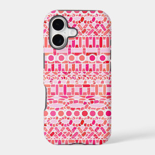 Tribal Batik - shades of pink and coral