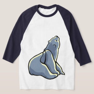 Tribal Bear Art Womens Jersey Polar Bear Shirts