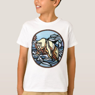 Tribal Bear Kids T-shirt Polar Bear Kids Shirts