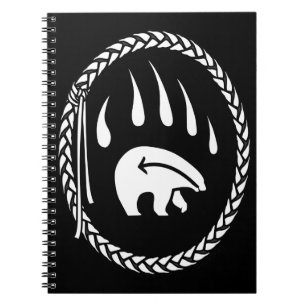 Tribal Bear Notebook Native Bear Art Notebook