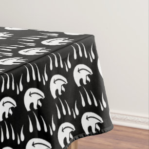 Tribal Bear Tablecloth Bear Claw Art Tablecloth