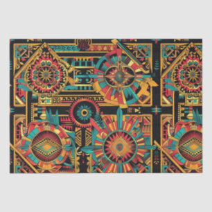 Tribal Beige "Aztec Dream" Wrapping Tissue Paper