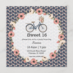 Tribal Bike Invitation