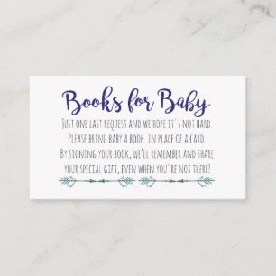 Tribal Books For Baby Enclosure Card