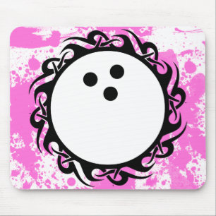 tribal bowling mouse pad