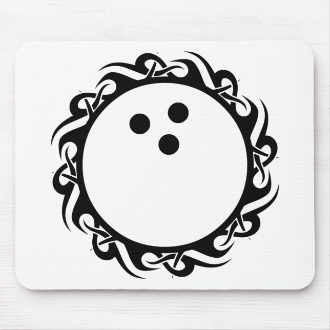 tribal BOWLING Mouse Pad (Front)