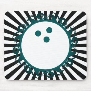tribal bowling mouse pad